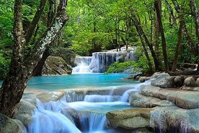 Cascada azul jigsaw puzzle