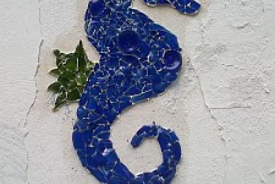 Mosaic seahorse