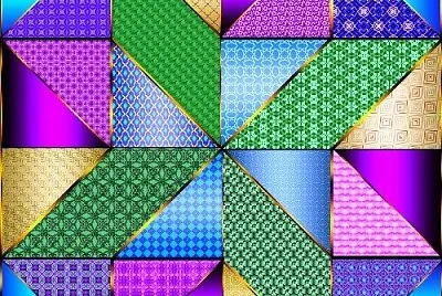 Colorful jigsaw puzzle