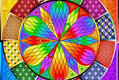 Colorful jigsaw puzzle