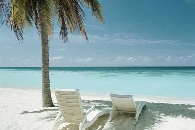 Playa de arena blanca