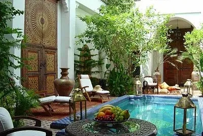 Riad internal patio