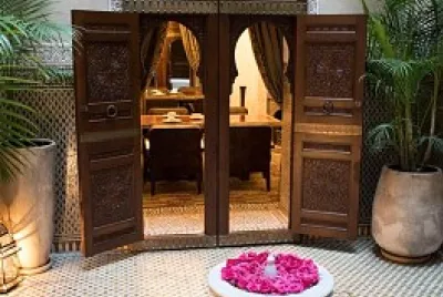 Internal patio fountain