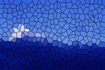 VITRAL AZUL jigsaw puzzle