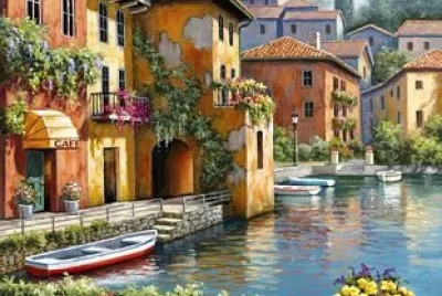 toscana pueblo jigsaw puzzle
