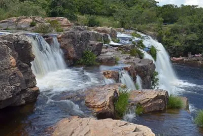 פאזל של Cachoeira  Grande em Serra  do CipÃ³ - MG