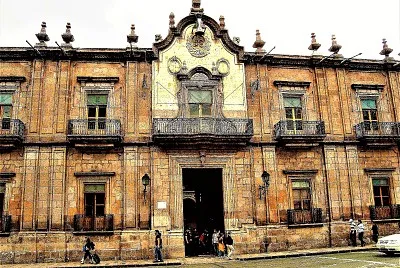 Palacio de Gobierno en Morelia, Michoacan.