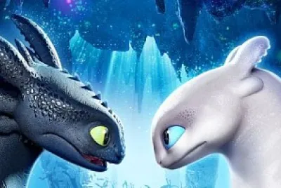 HTTYD 3 Night fury and Light fury