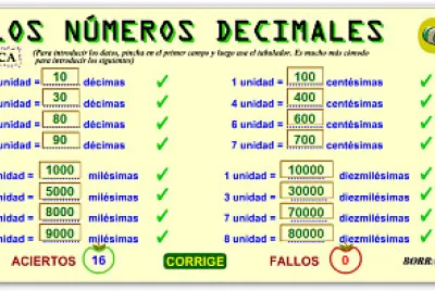 DECIMALES 4TO. MATE