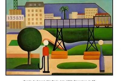 Tarsila do Amaral, SÃ£o Paulo, tela, 1924, Pinacote jigsaw puzzle