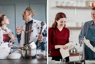 Casal que se respeita, trabalham juntos