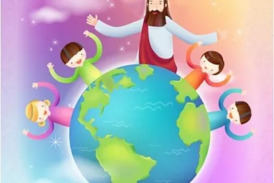 פאזל של Jesus e o CoraÃ§Ã£o do Mundo