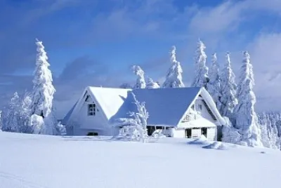 casa nieve jigsaw puzzle