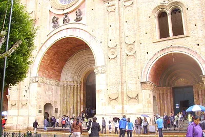 Iglesia en Cuenca, Ecuador.