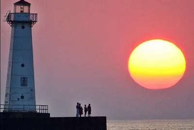 Sunset at Lake Ontario