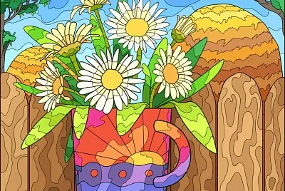 colorido jigsaw puzzle