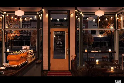 cafÃ©, lluvia y jazz