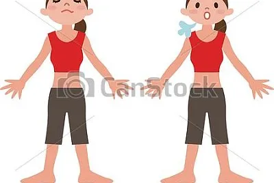 girls breathing