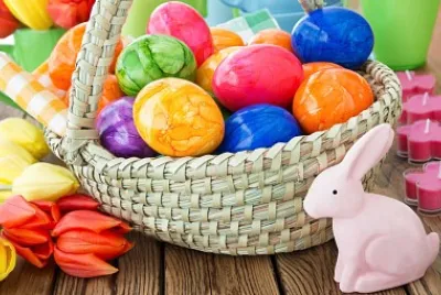 bunny color eggs
