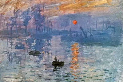 Arte cuja inspirou o impressionismo, nascer do sol