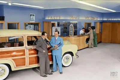 1950 Ford dealership