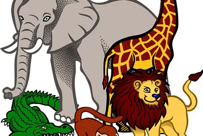 Animale din Africa jigsaw puzzle