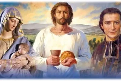 Maria, Jesus y San Marcelino