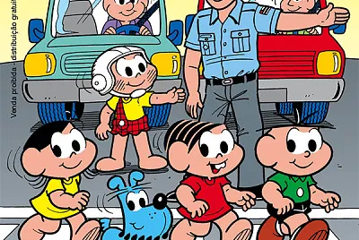 TRÃ‚NSITO TURMA DA MÃ”NICA jigsaw puzzle