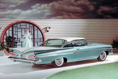 1959 Chevrolet Impala promotional photo.