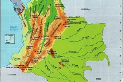Mapa del relieve