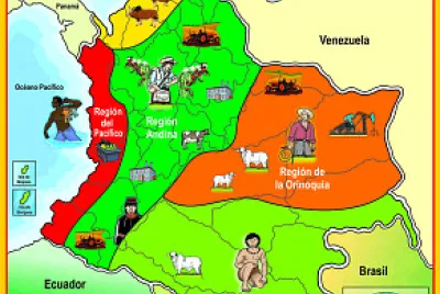 פאזל של Regiones Naturales de Colombia
