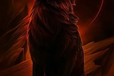 lobo aullando