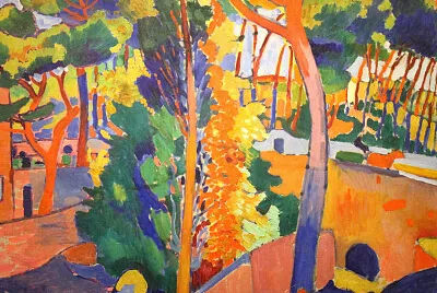 Derain monde orange