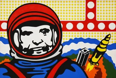 פאזל של Foto de uma pintura de Claudio Tozzi, Astronauta