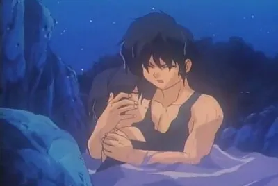 ranma abrasa a akane