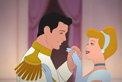 prince charming and Cinderella
