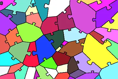 draw jigsaw puzzle