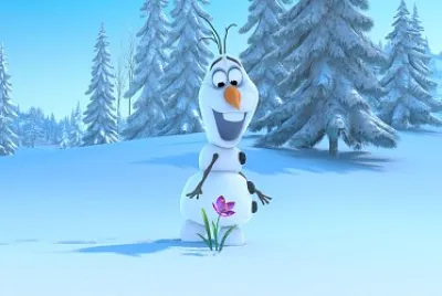 Olaf es un muÃ±eco de nieve.