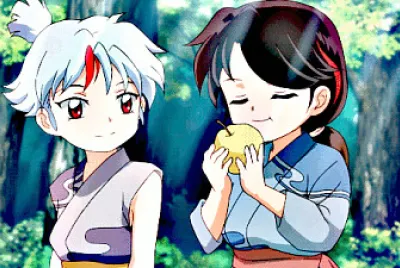 towa y setsuna hanyo no yashahime