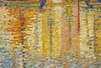 Signac la bouÃ©e rouge dÃ©tail
