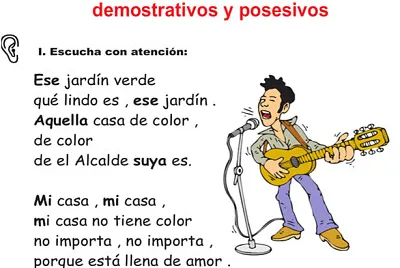 Adjetivos demostrativos jigsaw puzzle