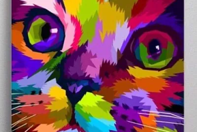 פאזל של COLORED CAT
