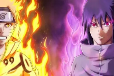פאזל של naruto y sasuke