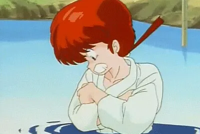 ranma se asusta por que es mujer ranma 1/2