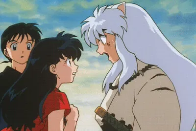kagome se molesta con inuyasha