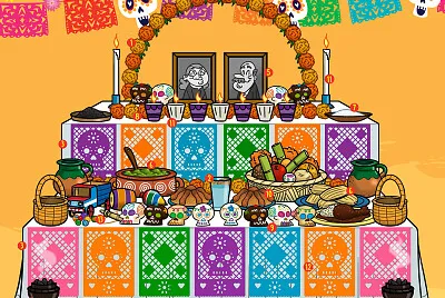 Altar de muertos jigsaw puzzle