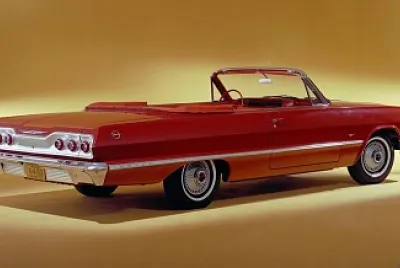 1963 Chevrolet Impala convertible.