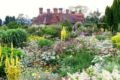 Great Dixter jardin et toits