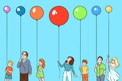 many ballons