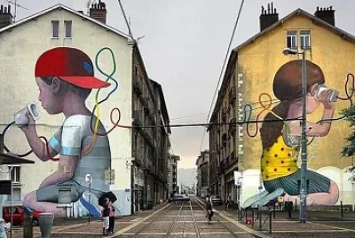 Uma arte urbana bem daora